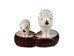 Tagua Nut Carving: Polar Bear and Cub - 1153-C415 (Y1D)