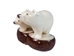 Tagua Nut Carving: Polar Bear and Cub - 1153-C415 (Y1D)