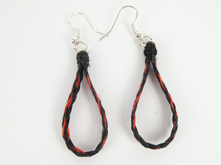 Horse hair clearance earrings