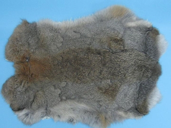 Genuine Natural Tanned Rabbit Skin Fur Pelt — Leather Unlimited