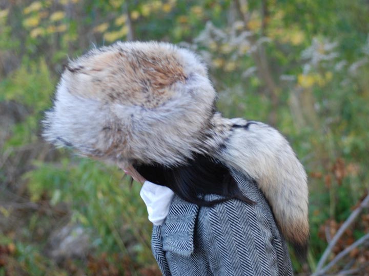 Coyote Hat with Tail coyote hats with tails