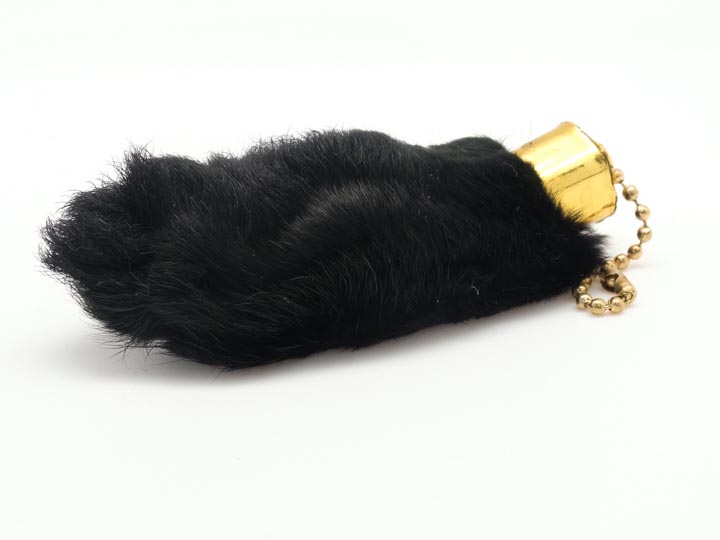 Rabbit foot hot sale keychain supplies