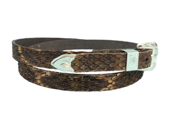 Fair-trade Hand-made Hat band - 6 stripe bushmaster/shushupe snake - H -   Ecology
