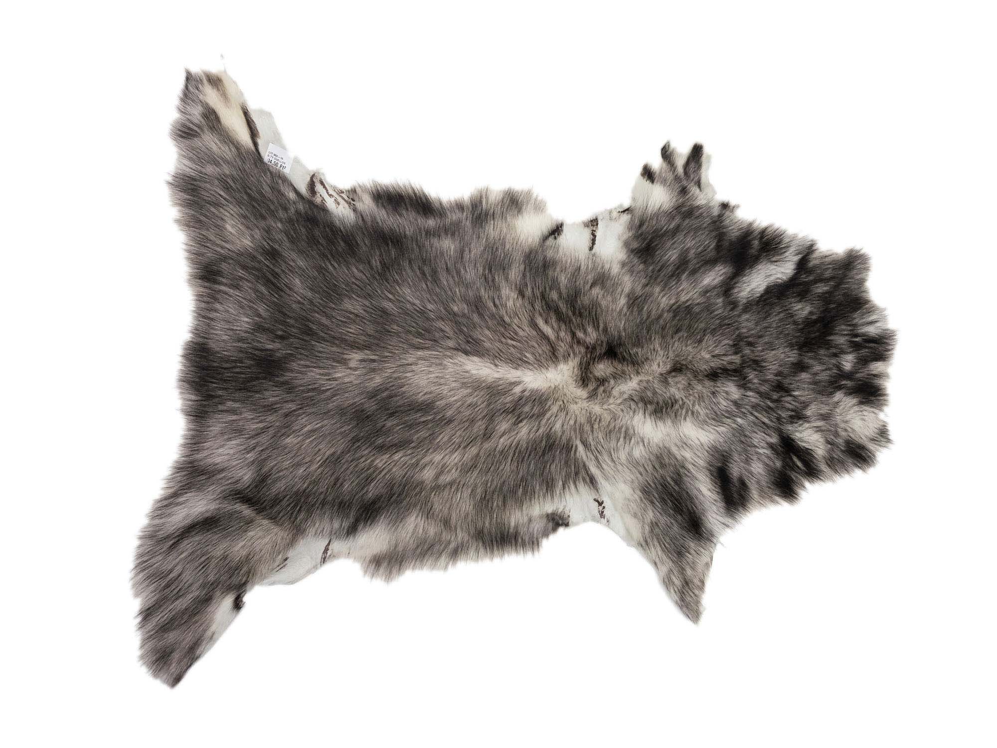 Tuscany Lamb Skin: Black Tipped: Assorted (sq ft)