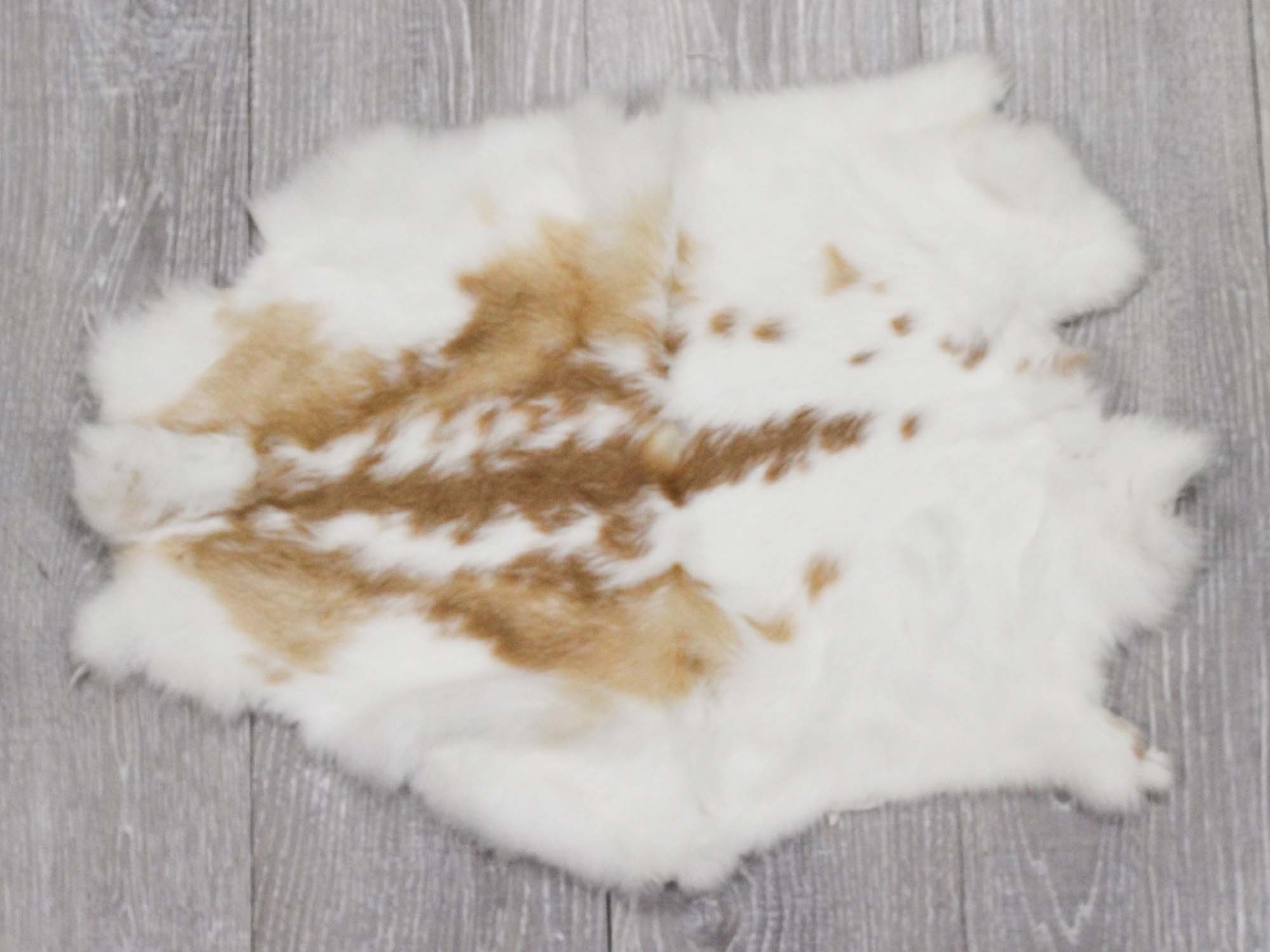 Assorted Natural Rabbit Fur Pelts for sewing, crafting, gift