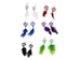 Heart-Shaped Dreamcatcher Earrings: Small - 1183-HS-AS (Y1I)