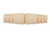 Grooved Bone Hairpipe: Style N: 1.5" (100 pcs) - 125-N-C (Y2F)