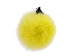 Fur Pompom: Blue/Shadow Fox: Dyed Lemon Yellow - 1267-BSFLY (Y2F)