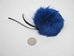 Dyed Blue Czech Rabbit Fur Pompom - 1267-RCBL (Y2O)