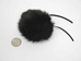 Dyed Dark Brown Czech Rabbit Fur Pompom - 1267-RCDB (Y2O)