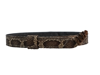 5/8" Real Prairie Rattlesnake Hat Band with Rattle rattlesnake hatbands