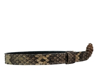 5/8" Real Eastern Diamondback Rattlesnake Hat Band with Rattle rattlesnake hatbands