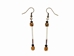 Porcupine 1-Quill Earrings: Assorted Colors - 1374-20-AS (Y2L)