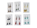 Porcupine 1-Quill Earrings: Assorted Colors - 1374-20-AS (Y2L)