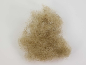 Synthetic Loose Horse Hair: Whitish (8 oz) fake pubic hair, robot pubic hair, plastic doll hair