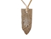 Iroquois Soapstone Arrowhead Necklace: Turtle - 144-03-01 (Y1M)