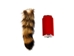 Natural Raccoon Tail: Medium - 18-11-N-M (Y2N)