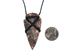 Fancy Arrowhead Black Thread Necklace - 404-FAB-AS (Y1M)