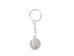 Caged Tumbled Stone Keychain: Clear Quartz - 42-CTCQ (Y1M)