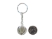 Caged Tumbled Stone Keychain: Green Aventurine - 42-CTGA (Y1M)