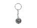 Caged Tumbled Stone Keychain: Hematite - 42-CTHE (Y1M)