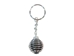 Caged Tumbled Stone Keychain: Larvikite - 42-CTLA (Y1M)