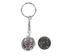 Caged Tumbled Stone Keychain: Lepidolite - 42-CTLE (Y1M)