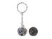 Caged Tumbled Stone Keychain: Lapis Lazuli - 42-CTLL (Y1M)