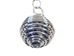 Caged Tumbled Stone Keychain: Lapis Lazuli - 42-CTLL (Y1M)