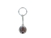 Caged Tumbled Stone Keychain: Mahogany Obsidian - 42-CTMO (Y1M)