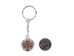 Caged Tumbled Stone Keychain: Red Aventurine - 42-CTRA (Y1M)