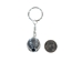 Caged Tumbled Stone Keychain: Sodalite - 42-CTSO (Y1M)