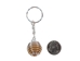 Caged Tumbled Stone Keychain: Yellow Aventurine - 42-CTYA (Y1M)