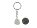 Tumbled Stone Keychain: Clear Quartz - 42-TSCQ (Y1M)