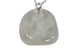 Caged Tumbled Stone Keychain: Clear Quartz - 42-CTCQ (Y1M)