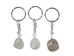 Tumbled Stone Keychain: Clear Quartz - 42-TSCQ (Y1M)