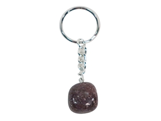 Tumbled Stone Keychain: Lepidolite 