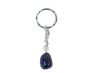 Tumbled Stone Keychain: Lapis Lazuli 