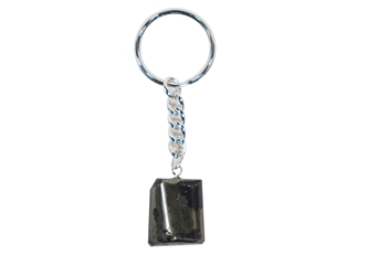 Tumbled Stone Keychain: Pyrite 