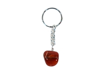 Tumbled Stone Keychain: Red Aventurine 