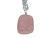 Caged Tumbled Stone Keychain: Rose Quartz - 42-CTRQ (Y1M)