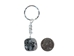 Tumbled Stone Keychain: White Rainbow Moonstone - 42-TSWRM (Y1M)