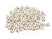 Etched Round Bone Bead: Style B: ~0.5" (100 pcs) - 520-B-C (Y2F)