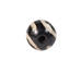 Etched Round Black Bone Bead: Style F: ~0.5" (100 pcs) - 520-F-C (Y2F)