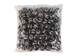 Etched Round Black Bone Bead: Style F: ~0.5" (100 pcs) - 520-F-C (Y2F)