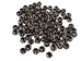 Etched Round Black Bone Bead: Style F: ~0.5" (100 pcs) - 520-F-C (Y2F)