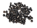 Etched Round Black Bone Bead: Style G: 0.4" (100 pcs) - 520-G-C (Y2F)