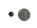 Etched Round Black Bone Bead: Style H: 0.4" (100 pcs) - 520-H-C (Y2F)