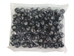 Etched Round Black Bone Bead: Style H: 0.4" (100 pcs) - 520-H-C (Y2F)