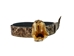 1" Real Texas Western Diamondback Rattlesnake Hat Band with Side Head & Rattle - 598-HB161 (Y2L)